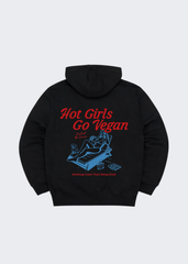 HOT GIRLS GO VEGAN ZIP UP