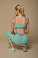 Zinal Sports Bralette Crop Top River