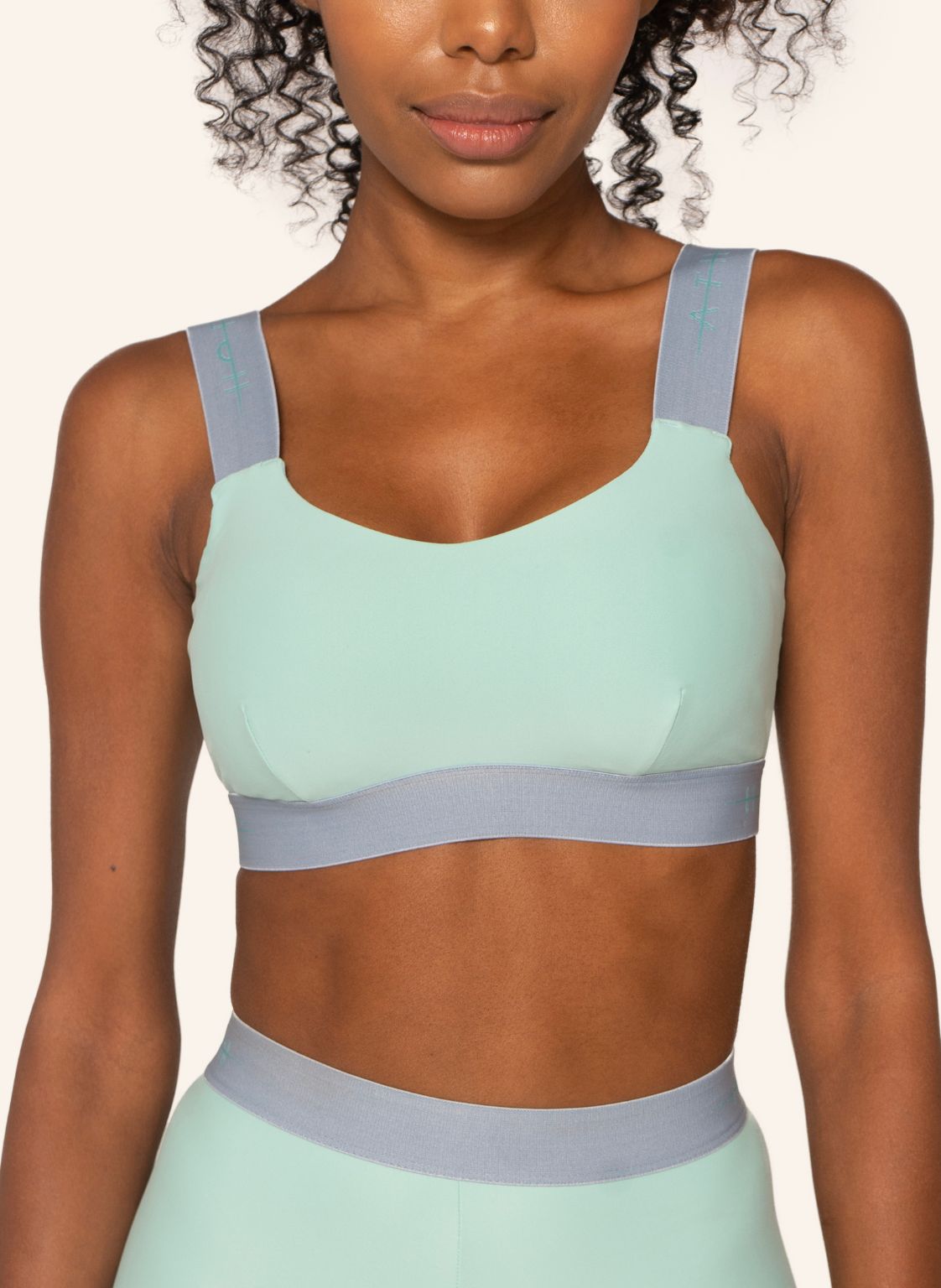 Zinal Sports Bralette Crop Top River