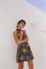 Ann Rose Black Mini Dress