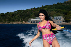 Nebula Shell Bikini Bottom Fuchsia