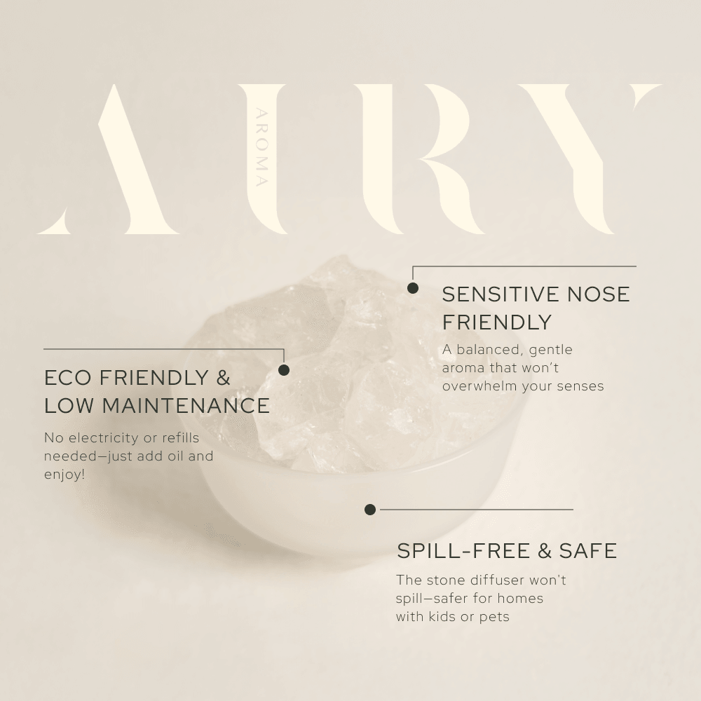 Airy Aroma Fragrance Stone Diffuser Set