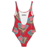 Red One Piece Swimsuit - Medusa