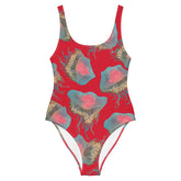 Red One Piece Swimsuit - Medusa