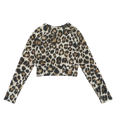 L’Essence Du Léopard - Long Sleeve Crop Top