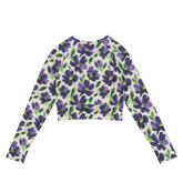 Recycled Long-Sleeve Crop Top