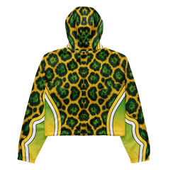Brazil Football Edition Women's Cropped Windbreaker