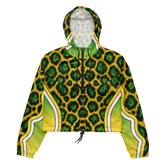 Brazil Football Edition Women's Cropped Windbreaker