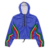 Italy Football Edition Women's Cropped Windbreaker