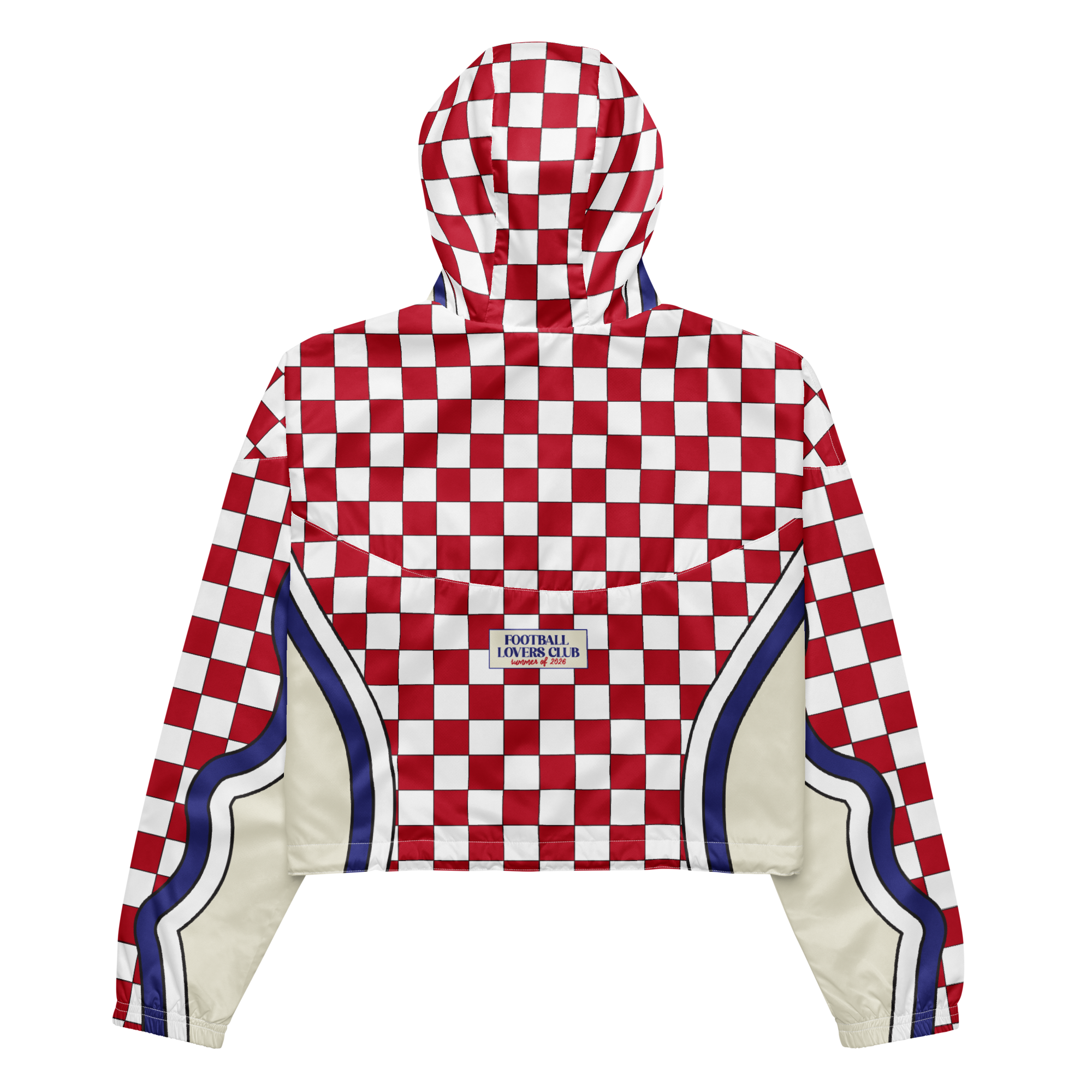 Croatia Football Edition Cropped Windbreaker