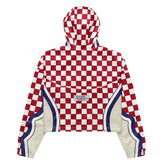 Croatia Football Edition Cropped Windbreaker