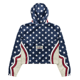 USA Football Edition Women's Cropped Windbreaker