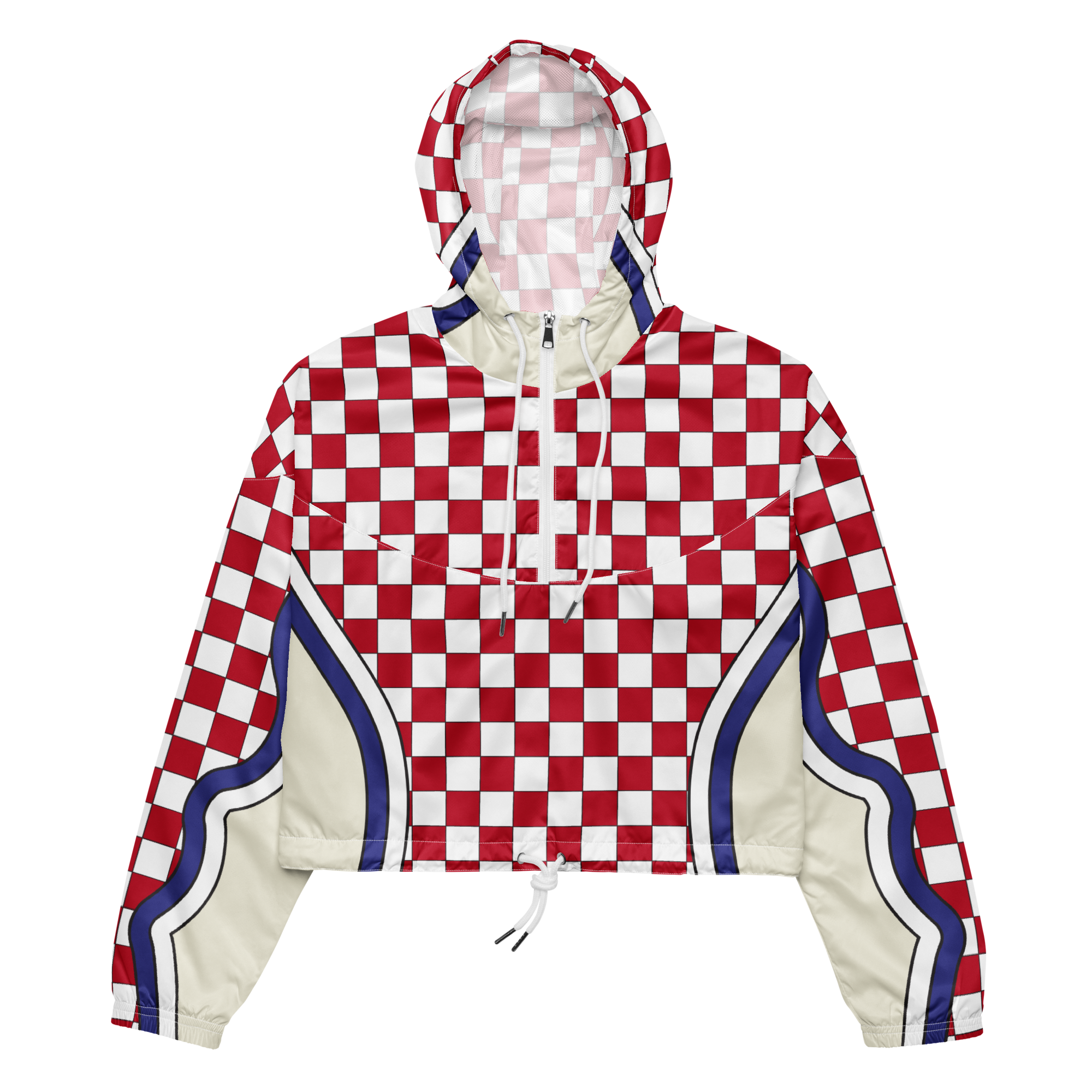 Croatia Football Edition Cropped Windbreaker