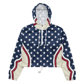 USA Football Edition Women's Cropped Windbreaker