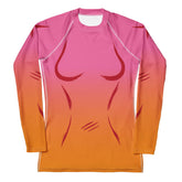 Pink - Women's Long Sleeve Rash Guard