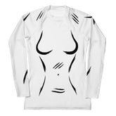 White - Women's Long Sleeve Rash Guard
