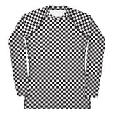 Extravaganza Checkered - Women's Long Sleeve Rash Guard