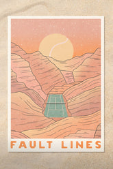 Fault Lines Art Print