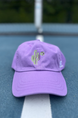 Embroidered Art on Cotton Dad Hat