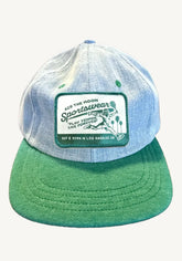 Play Tennis, Live Forever Denim-Fleece Hat