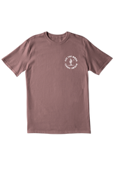 The Tennis Nomad Tee in Peach & Espresso