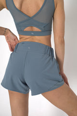 POWERFLOW HIGH-RISE RUNNING SHORTS SLATE BLUE
