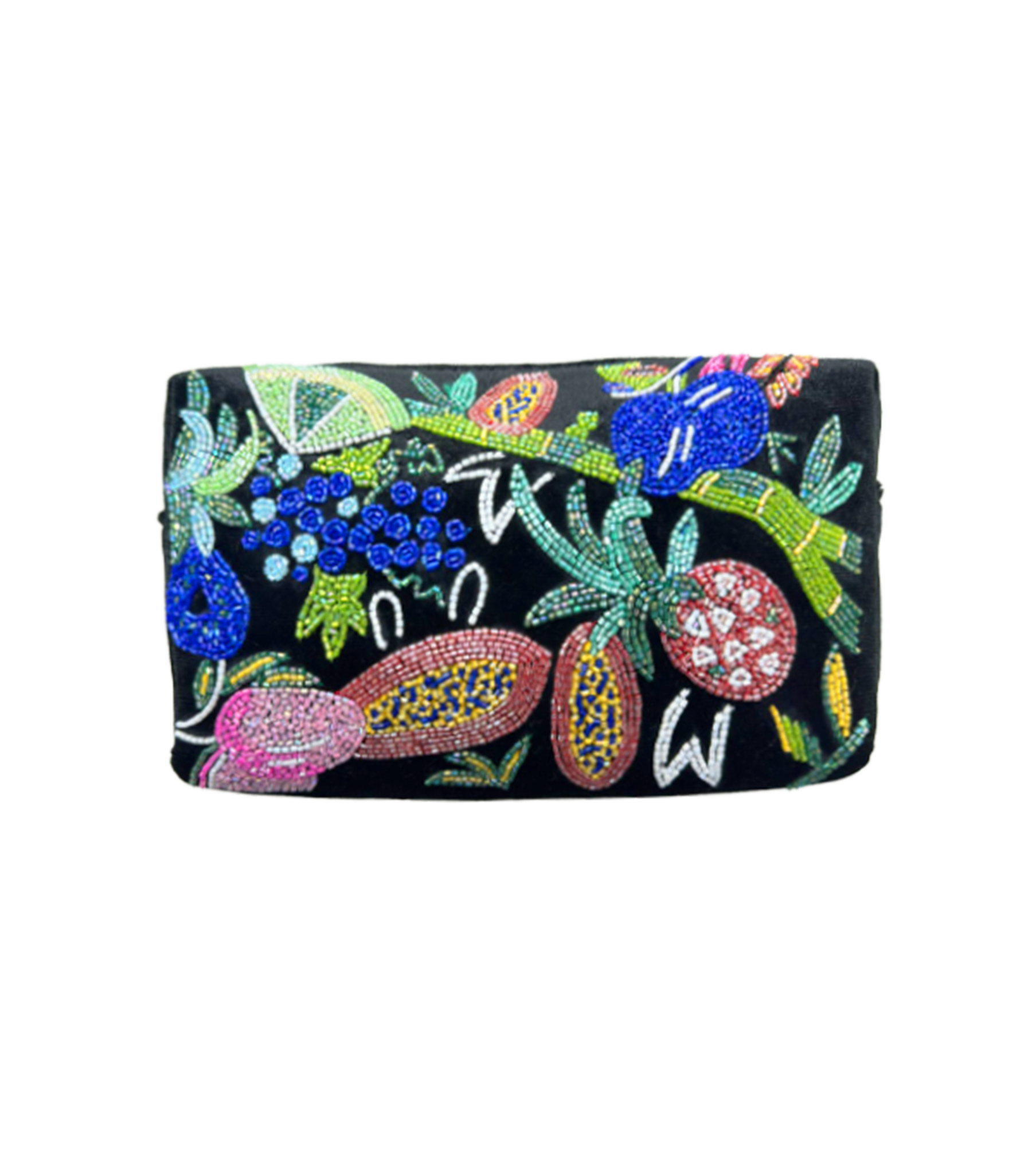 Carmensita Hand Embroidered Makeup Bag Christina Milian