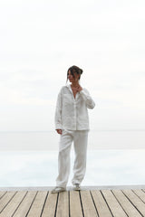 Linen Spirit Pants White
