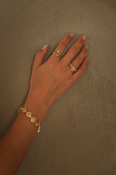 Deco Gold Ring