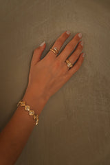 Deco Gold Ring