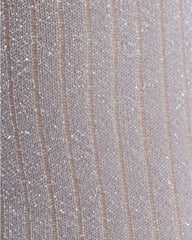 Beam Ribbed Lurex Cotton Sock