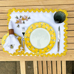Bee Happy Cocktail Napkins | Set of 2