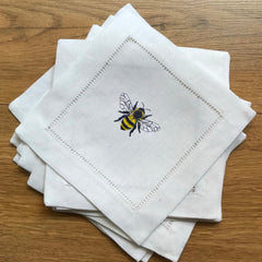 Bee Happy Cocktail Napkins | Set of 2