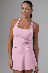 Soft Material Padel Top and Skirt Set