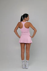 Soft Material Padel Top and Skirt Set