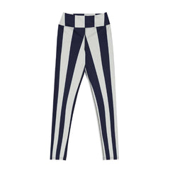 Black and White Striped Leggings - Futura Nostalgia Edition