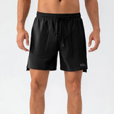 Black Light Material Padel Shorts for Men