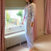 Blue Stripe Neon Pyjamas Sets