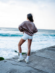 REST DAY UNISEX CREW - GREIGE