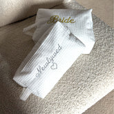 Newlywed Wedding  Waffle Make Up Bag