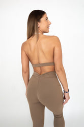 Soft Material Leggings & Bra Set