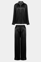 SILK PYJAMAS the LADY CRYSTAL BLACK