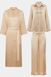 Silk Loungewear Caramel Bundle