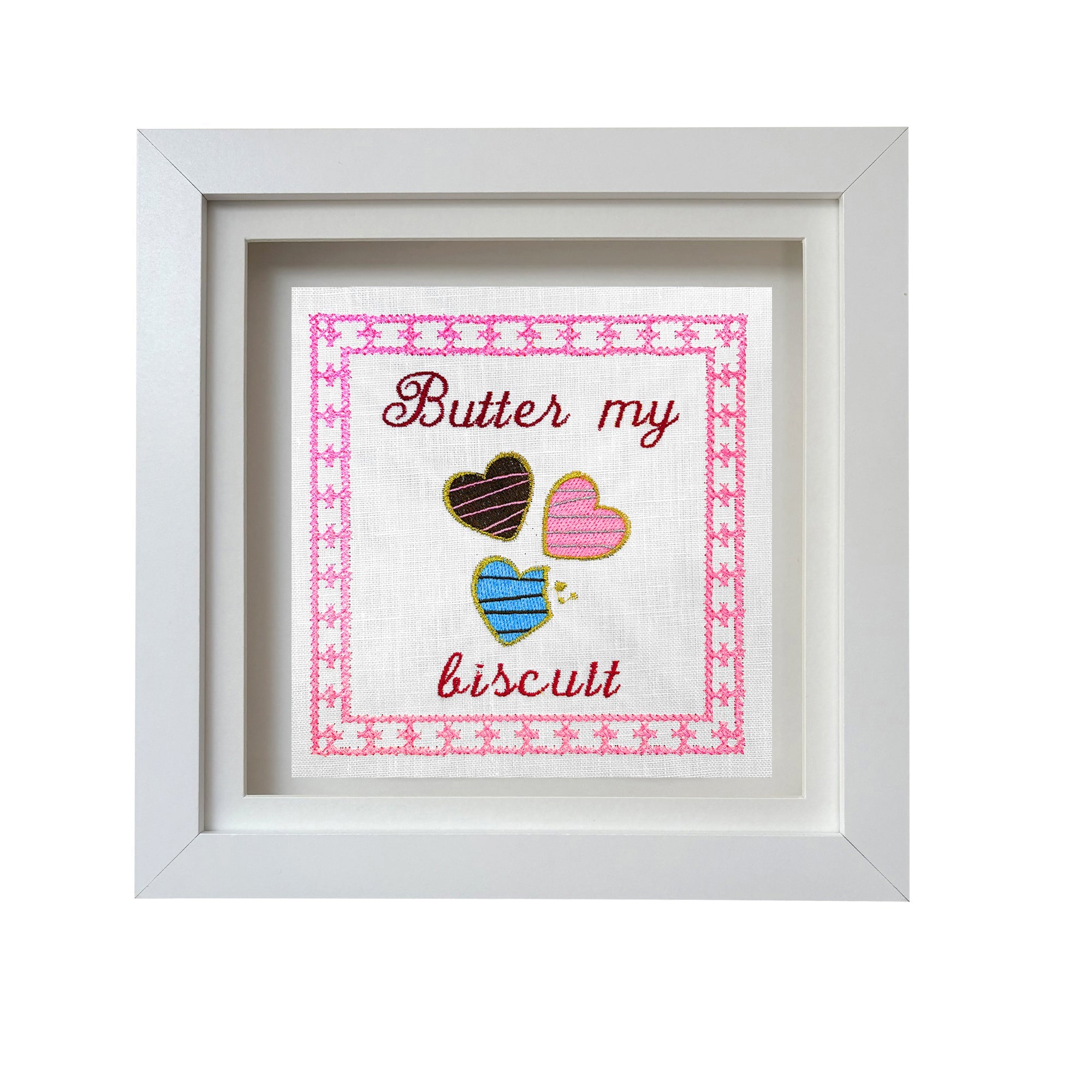 Butter My Biscuit Embroidered Artwork