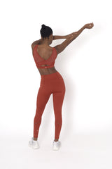 POWERFLOW HIGH-RISE POWER LEGGINGS BURNT ORANGE