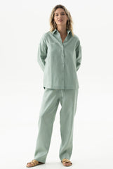 Linen Spirit Shirt Sage Green