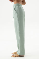 Linen Spirit Pants Sage Green