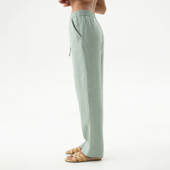 Linen Spirit Pants Sage Green