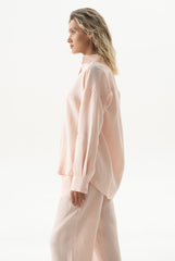 Linen Spirit Shirt Peach Powder