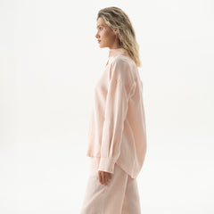 Linen Spirit Shirt Peach Powder
